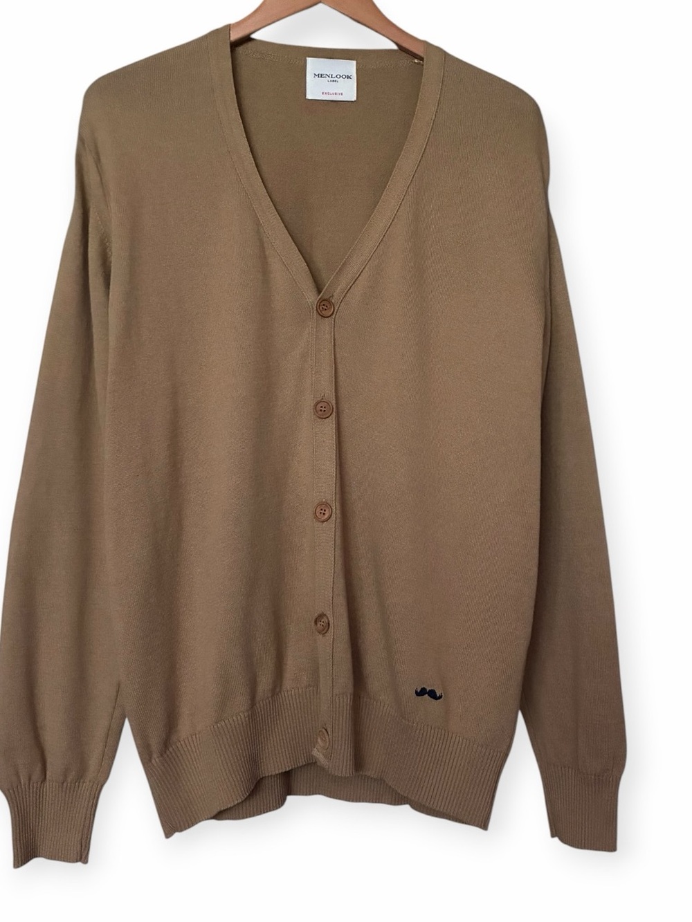 MENLOOK Label Men’s Cotton Cardigan Sweater